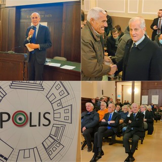 Assemblea di Polis, il sindaco Claudio Scajola dà la carica ai suoi: “Imperia non si ferma”. Io col Terzo Polo? ‘Mai pranzato con la Paita” (foto e video)