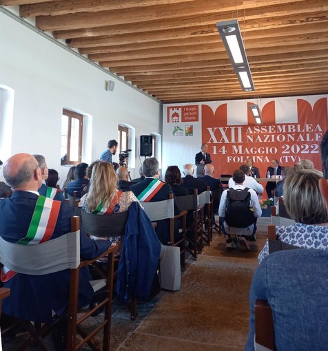 Il Comune di Cervo a Follina per l'assemblea dei Borghi più belli d’Italia (Foto)