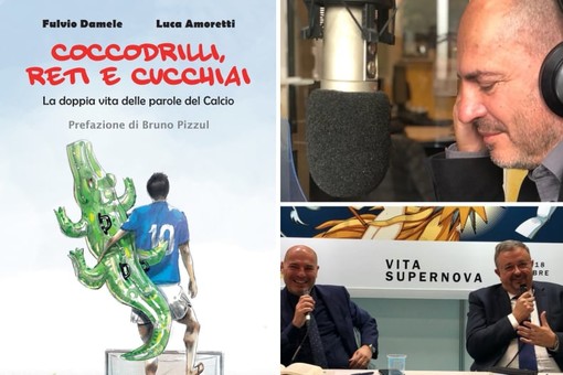 Calcio: il giornalista dianese Fulvio Damele presenta il libro 'Coccodrilli, reti e cucchiai' , scritto a quattro mani con Luca Amoretti