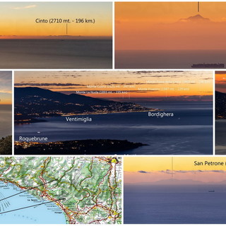 Non solo Corsica: il fotografo Paolo Castroflorio ha inquadrato le Alpi Tosco-Emiliane dalle alture di Montecarlo (Foto)