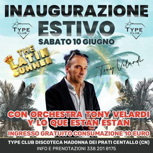 Dal Piemonte: inaugurazione estiva! A Cuneo il concerto live di Tony Velardi