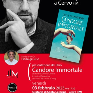 Cervo: Luca Nannipieri presenta il suo libro “Candore immortale”