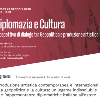 Mondo Internazionale propone il convegno di 'Diplomazia e Cultura. Prospettiva di dialogo tra Geopolitica e produzione artistica'