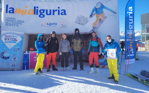 ‘Surf the Mountain 2.0, la Liguria si promuove sulle piste da sci. Prosegue l’iniziativa ‘regala un’esperienza in Liguria’
