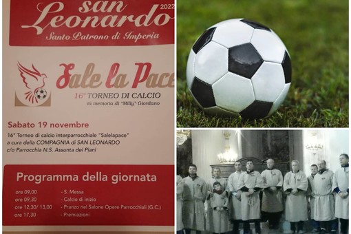 Il torneo di calcio 'Sale la Pace' apre la settimana di eventi per San Leonardo, patrono di Imperia