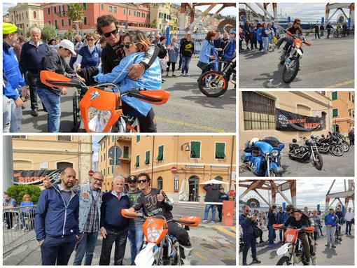 Imperia, l'Harley Davidson e il campione Vanni Oddera regalano sorrisi ai bambini con la mototerapia: &quot;La nostra passione al servizio degli altri&quot; (foto e video)