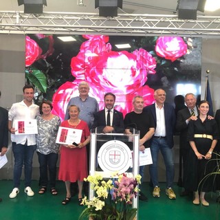 Regione Liguria e Sistema Camerale, conferiti 11 premi ai benemeriti di Euroflora dai produttori allo staff