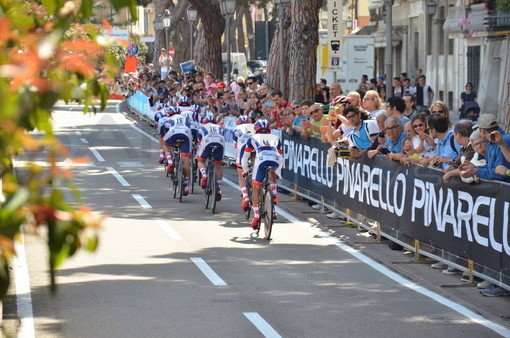 Il Giro d'Italia sulla pista ciclabile nel 2015