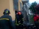 Diano Marina, fiamme in un magazzino: intervento dei vigili del fuoco (foto)