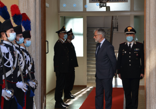 Imperia: il Prefetto Armando Nanei in visita al comando provinciale dei Carabinieri
